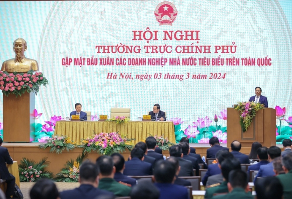 Chính phủ gặp mặt đầu xuân các doanh nghiệp nhà nước tiêu biểu trên toàn quốc