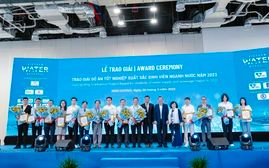 STUDENTS OF HO CHI MINH CITY UNIVERSITY OF ARCHITECTURE WON FIRST PRIZE IN THE 2023 EXCELLENT GRADUATION PROJECT AWARD IN THE WATER INDUSTRY